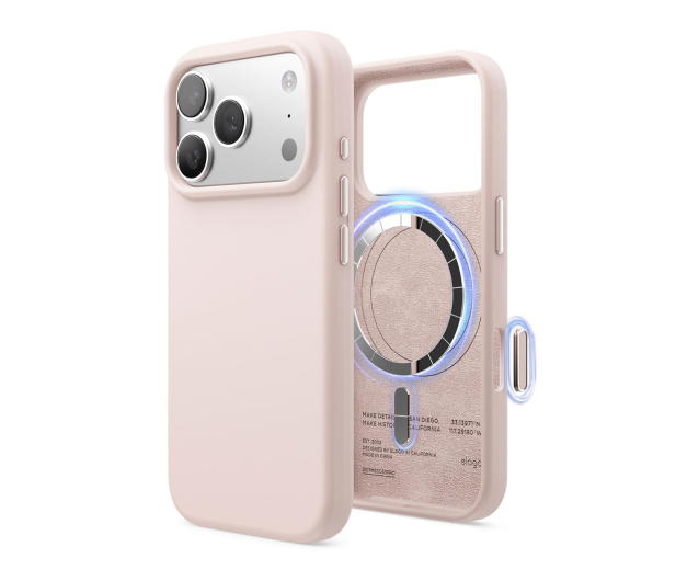 Elago Magsafe Silicon Case do iPhone 17 PRO Light Pink ES17MSSC63PRO-LPK - 1360521 - zdjęcie